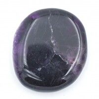 Purple Fluorite Palm Stone