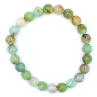 Green Chrysoprase Bead Bracelet