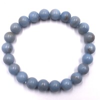 Angelite Bead Bracelet