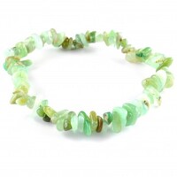 Green Chrysoprase Chip Bracelet