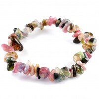 Rainbow Tourmaline Chip Bracelet