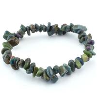 Ruby In Fuschite Chip Bracelet