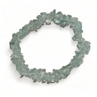 Light Blue Obsidian Chip Bracelet