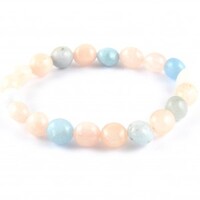Morganite Tumbled Bracelet
