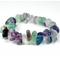 Rainbow Fluorite Tumbled Bracelet