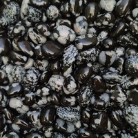 White Snowflake Obsidian Tumbled Stones - 1Kg Lots