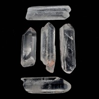Clear Quartz Points Slightly Polished
