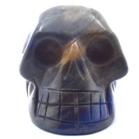 Lapis Lazuli Crystal Skull Carving