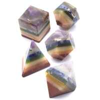 Sacred Geometry Set Chakra Engraved Stone Set