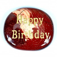 Happy Birthday Jasper Breciated Word Stone