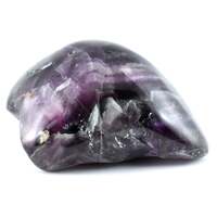 Purple Fluorite Freeform Dome Shape Carving