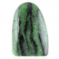 Ruby In Zoisite Freeform Shape Carving