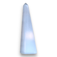 White Selenite Obelisk