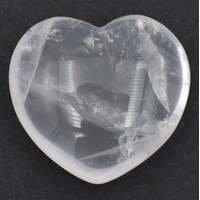 Pink Quartz Heart Carving [Small]