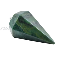 African Jade Six Sided Pendulum
