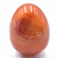 Banded Carnelian Egg Carving