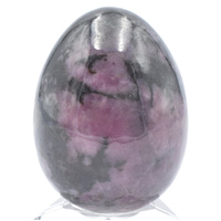 Rhodonite Egg Carving