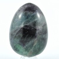 Rainbow Fluorite Egg Carving