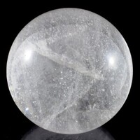 Clear Quartz Sphere Carving