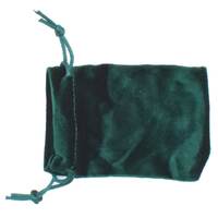 Green Velvet Jewellery Bags [pkt 10]