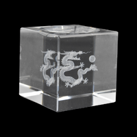 Glass Dragon Crystal Ball Stand [25mm]