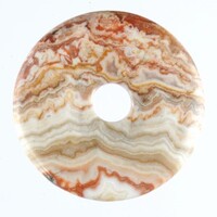 Rosetta Jasper Donut Pendant Carving [Large]
