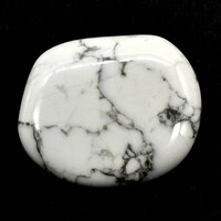 White Howlite Palm Stone [3pcs]