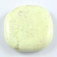 Lemon Chrysoprase Palm Stone