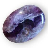 Purple Fluorite Palm Stone