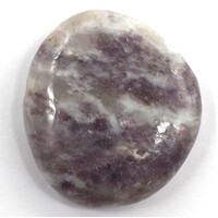 Pink Tourmaline in Quartz Palm Stone [Type 1 - 3pcs]