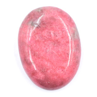 Thulite Palm Stone