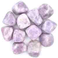 Pink Lepidolite Tumbled Stones [Light Large]