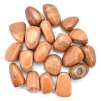 Orange Stripe Jasper Tumbled Stones [Medium]