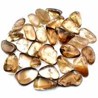 Smoky Quartz Tumbled Stones [Light (Type 1) Medium]
