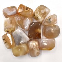 Blossoms Agate Tumbled Stones [Medium]