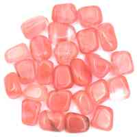 Cherry Quartz Tumbled Stones [Small (Man Made)]
