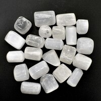 White Selenite Tumbled Stones [Small]