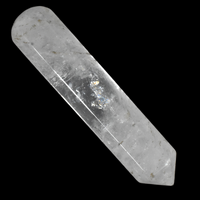 Clear Quartz Single Point Wand Carving